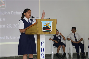 Inter-House English Debate (Primary Section) 2025 - Inter-House English Debate (Primary Section) 2025